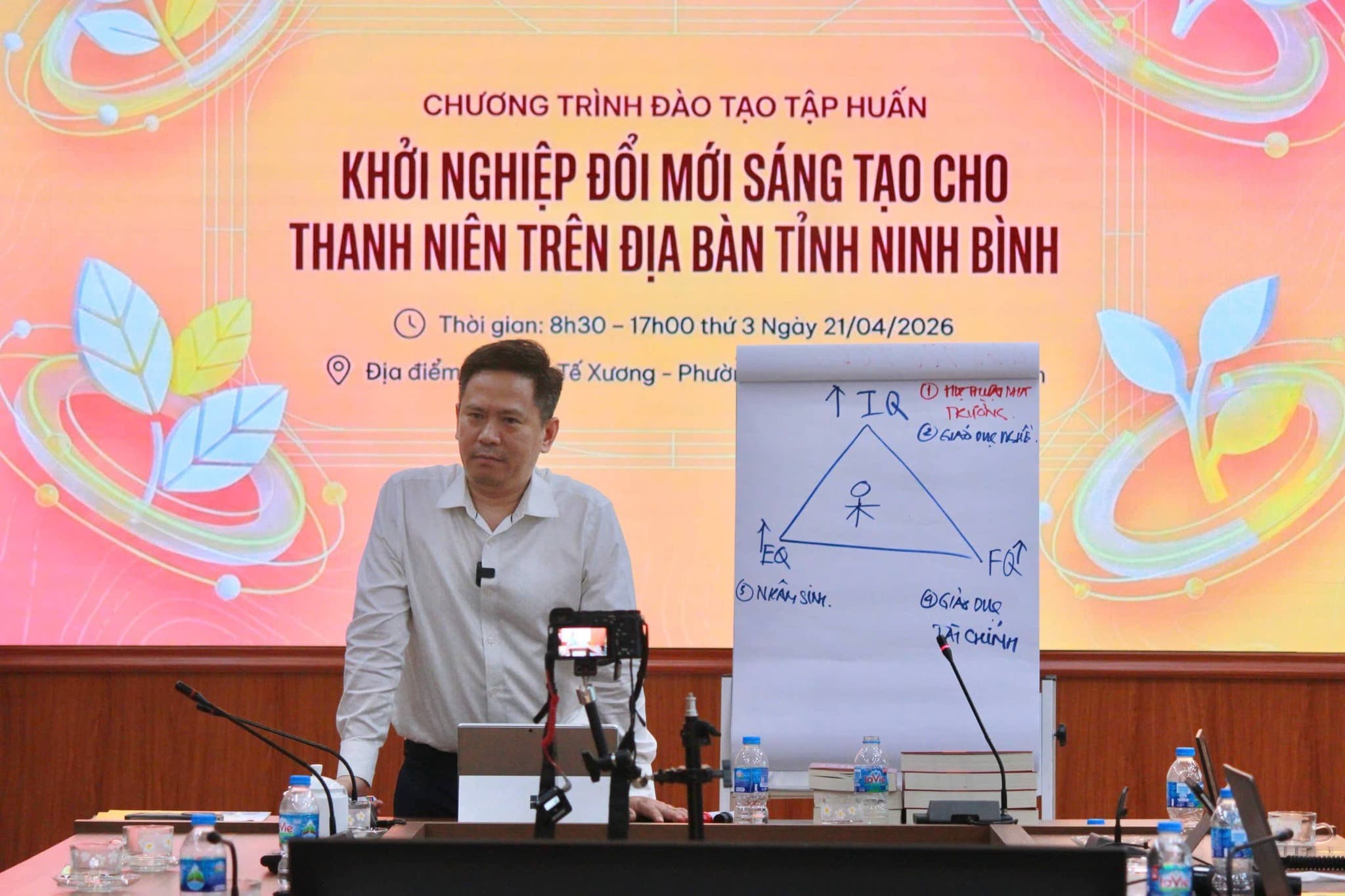 Chương trình tập huấn Khởi Nghiệp Sáng Tạo cho Thanh Niên tỉnh Ninh Bình 21/04/2026